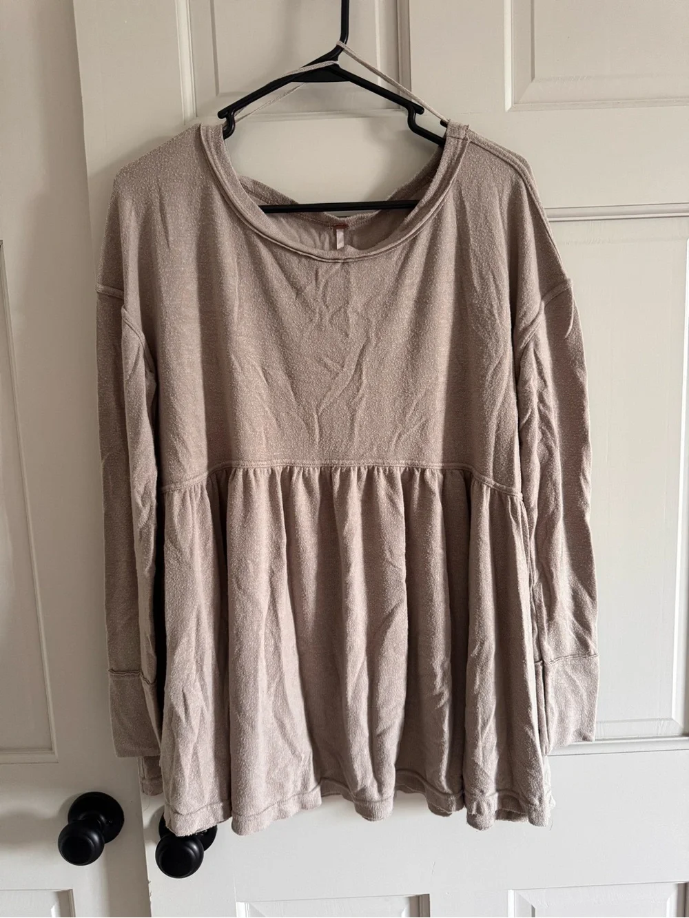 Free People Oversize peplum top S